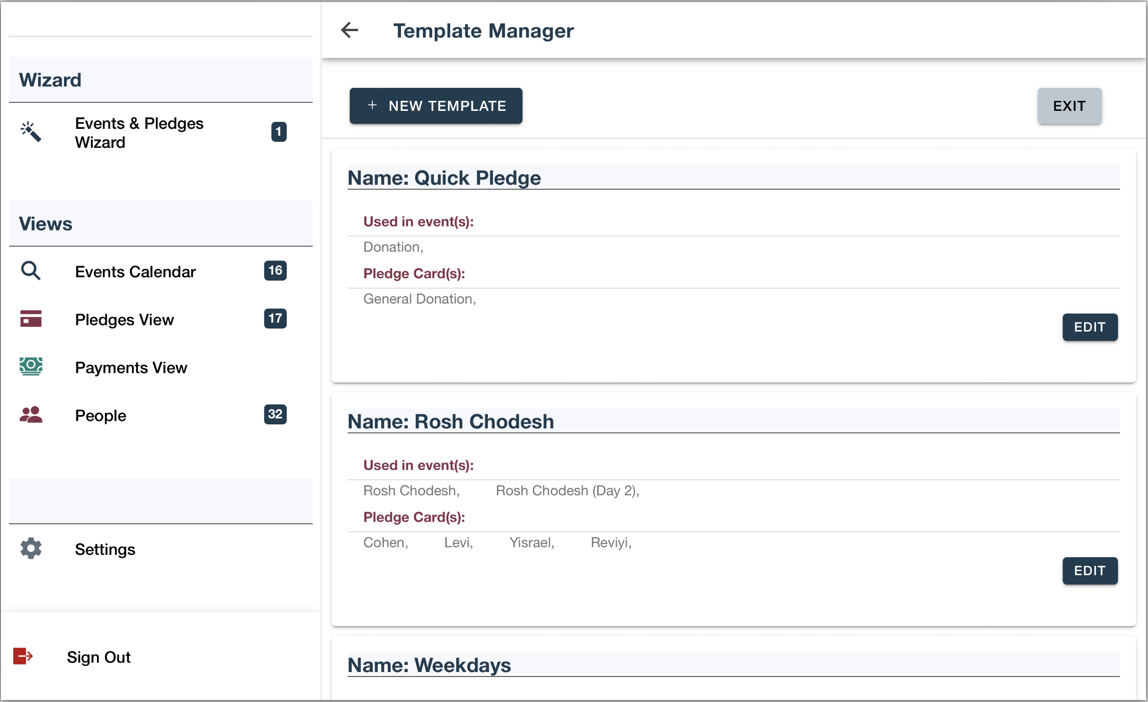 Template Manager